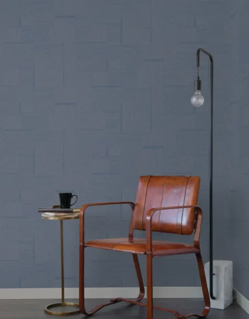 New Origins Contour Wallpaper - Navy