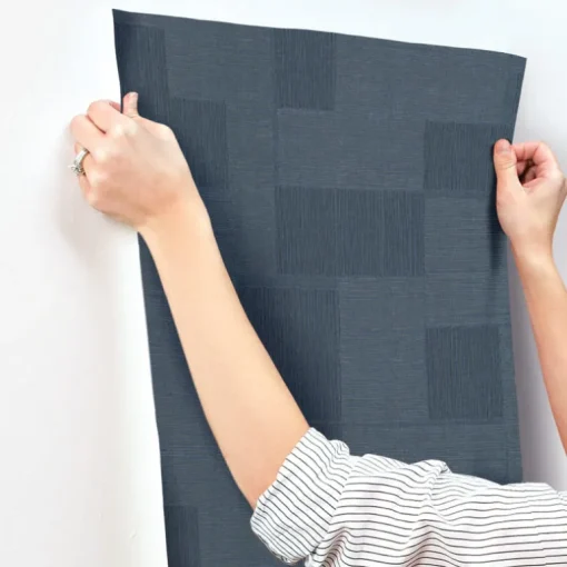 New Origins Contour Wallpaper - Navy