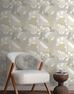 New Origins Cut Outs Wallpaper - Neutral
