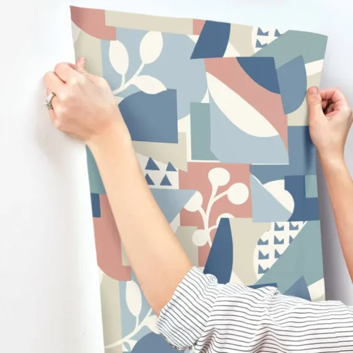 New Origins Cut Outs Wallpaper - Blue