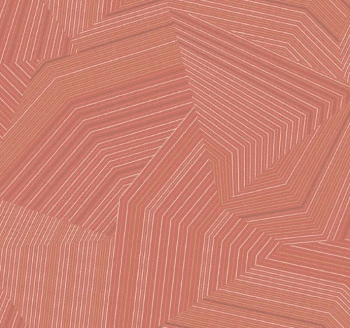 New Origins Dotted Maze Wallpaper - Desert Red
