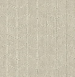 New Origins Flatiron Geometric Wallpaper - Taupe