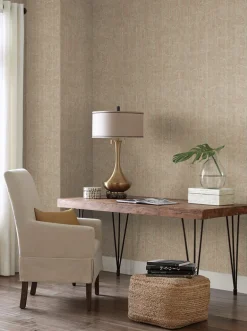 New Origins Flatiron Geometric Wallpaper - Brick