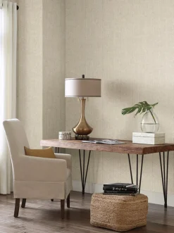 New Origins Flatiron Geometric Wallpaper - Taupe