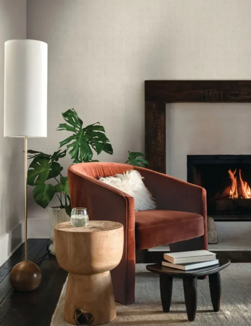 New Origins Flatiron Geometric Wallpaper - Oyster