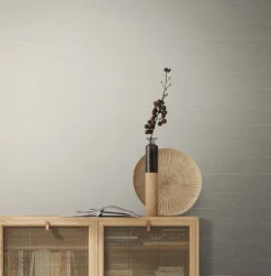New Origins Natural Grid Wallpaper - Taupe