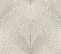 New Origins Papyrus Plume Wallpaper - Grey
