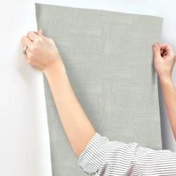 New Origins Wicker Dot Wallpaper - Sage