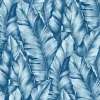 NextWall Baha Banana Leaves Peel & Stick Wallpaper - Blue