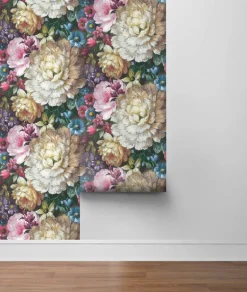 NextWall Blooming Floral Peel & Stick Wallpaper - Multicolored