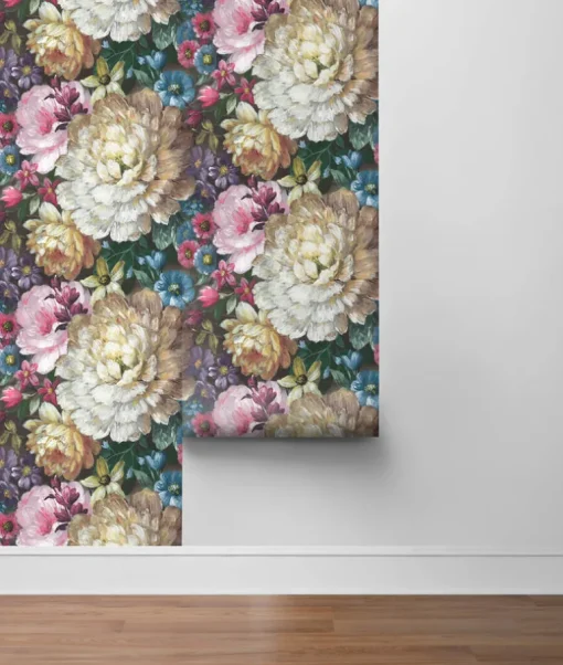 NextWall Blooming Floral Peel & Stick Wallpaper - Multicolored