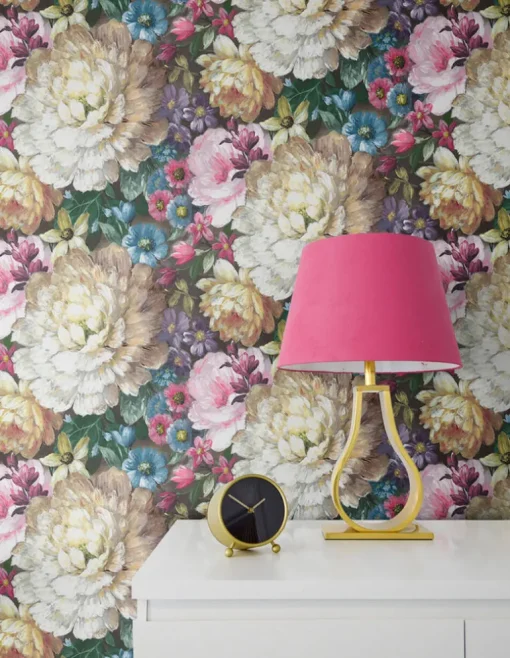 NextWall Blooming Floral Peel & Stick Wallpaper - Multicolored