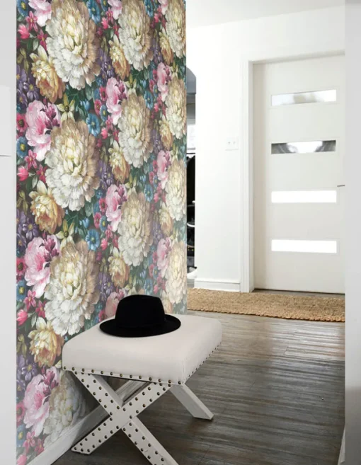 NextWall Blooming Floral Peel & Stick Wallpaper - Multicolored
