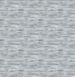 NextWall Brushed Metal Tile Peel & Stick Wallpaper - Silver