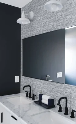 NextWall Brushed Metal Tile Peel & Stick Wallpaper - Silver