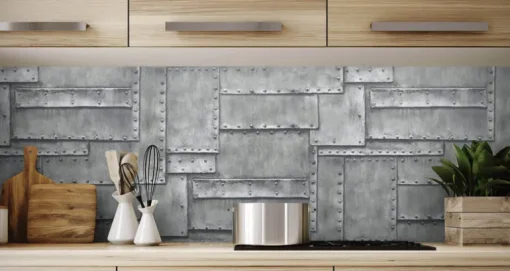 NextWall Fuselage Panel Peel & Stick Wallpaper - Gray
