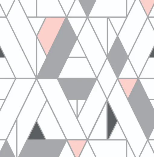 NextWall Kaleidoscope Peel & Stick Wallpaper - Pink