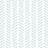 NextWall Mod Chevron Peel & Stick Wallpaper - Blue
