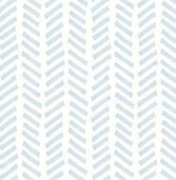 NextWall Mod Chevron Peel & Stick Wallpaper - Blue