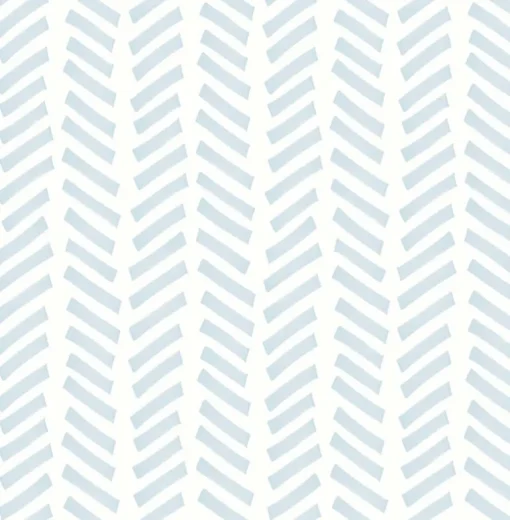 NextWall Mod Chevron Peel & Stick Wallpaper - Blue