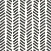 NextWall Mod Chevron Peel & Stick Wallpaper - Black & White