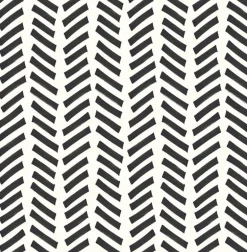 NextWall Mod Chevron Peel & Stick Wallpaper - Black & White