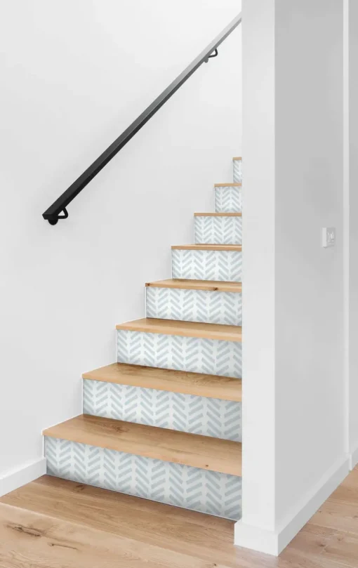 NextWall Mod Chevron Peel & Stick Wallpaper - Blue