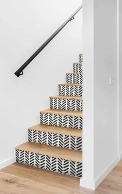 NextWall Mod Chevron Peel & Stick Wallpaper - Black & White