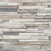 NextWall Reclaimed Wood Plank Peel & Stick Wallpaper - Brown