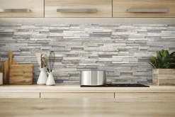 NextWall Reclaimed Wood Plank Peel & Stick Wallpaper - Brown