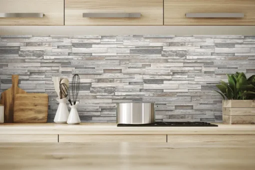 NextWall Reclaimed Wood Plank Peel & Stick Wallpaper - Brown