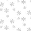 NextWall Snowflakes Holiday Peel & Stick Wallpaper - Metallic Silver