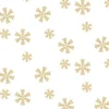 NextWall Snowflakes Holiday Peel & Stick Wallpaper - Metallic Gold
