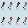 NextWall Stockings Holiday Peel & Stick Wallpaper - Powder Blue