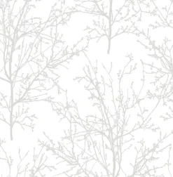 NextWall Tree Branches Peel & Stick Wallpaper - Gray