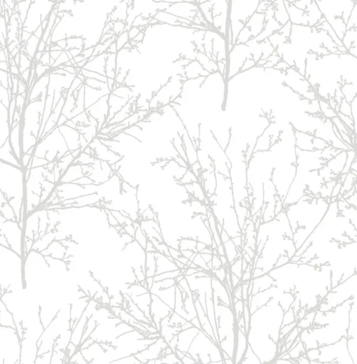 NextWall Tree Branches Peel & Stick Wallpaper - Gray