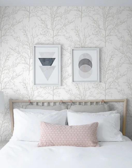NextWall Tree Branches Peel & Stick Wallpaper - Gray