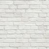 NextWall Vintage Brick Peel & Stick Wallpaper - White