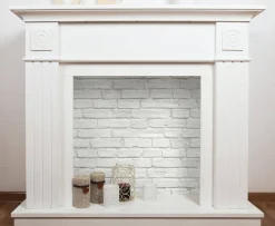 NextWall Vintage Brick Peel & Stick Wallpaper - White