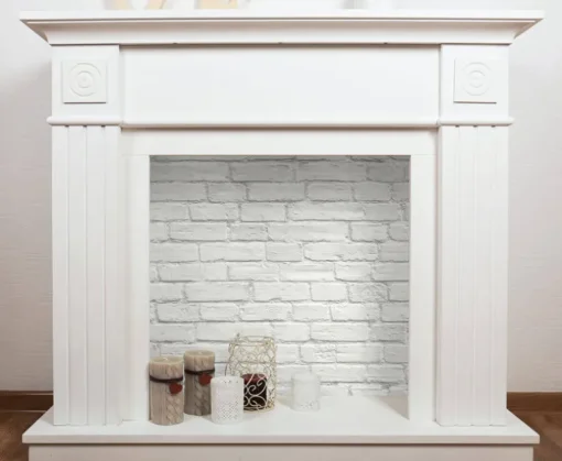 NextWall Vintage Brick Peel & Stick Wallpaper - White