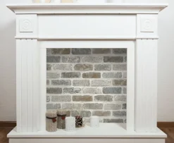 NextWall Washed Brick Peel & Stick Wallpaper - Soft Gray