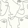 Pablo Portraits Peel & Stick Wallpaper - Black & White