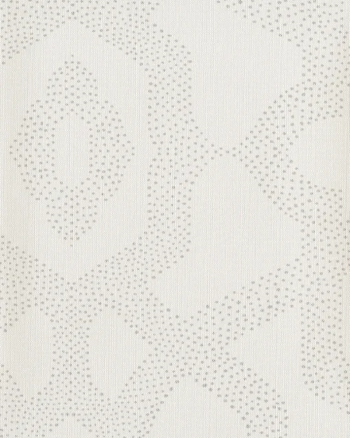 54" inch Candice Olson Moonstruck Cosmos Wallpaper - White