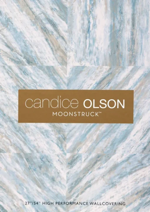 54" inch Candice Olson Moonstruck Cosmos Wallpaper - Beige