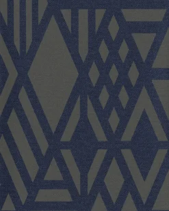 54" inch Stacy Garcia Wrought Iron Wallpaper - Blue