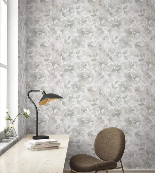 54" Magnolia Home High Performance Lakelynn Wallpaper - Gravel