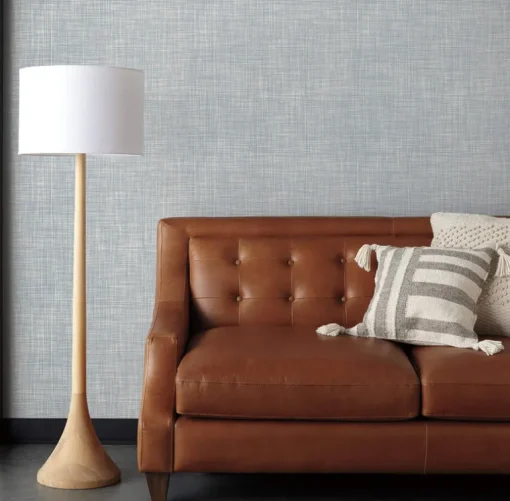 54" Magnolia Home High Performance Crossroad Wallpaper - Denim