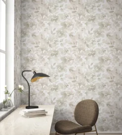 54" Magnolia Home High Performance Lakelynn Wallpaper - Mineral