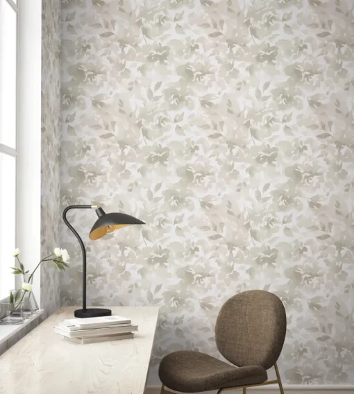 54" Magnolia Home High Performance Lakelynn Wallpaper - Mineral