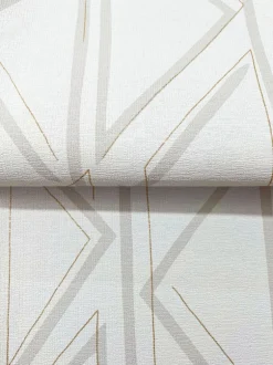 54" Magnolia Home High Performance Side By Side Wallpaper - Whitewash